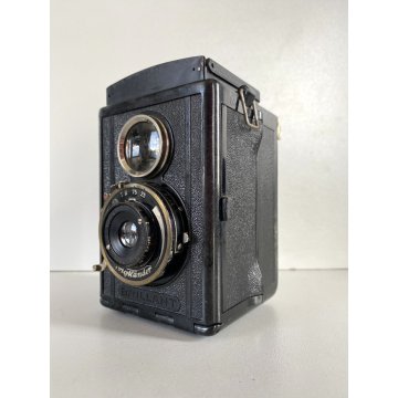 FOTOCAMERA BIOTTICA TLR 6X6 Voigtländer  BRILLANT  VINTAGE BACHELITE NERO '30