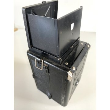 FOTOCAMERA BIOTTICA TLR 6X6 Voigtländer  BRILLANT  VINTAGE BACHELITE NERO '30