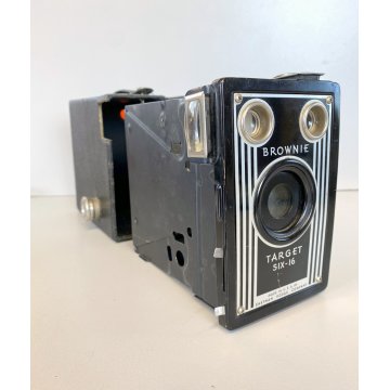FOTOCAMERA VINTAGE BOX CAMERA KODAK  "Brownie Target SIX-16"  Decò USA '40