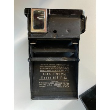 FOTOCAMERA VINTAGE BOX CAMERA KODAK  "Brownie Target SIX-16"  Decò USA '40