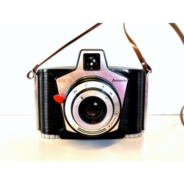 FOTOCAMERA ANALOGICA VINTAGE Ferrania EURA 120 film 6x6  '59