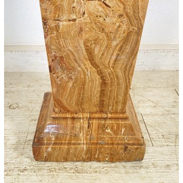 ANTICA SCULTURA BUSTO DONNA MARMO Edoardo Rubino FINE 800 PRIMI 900 COLONNA