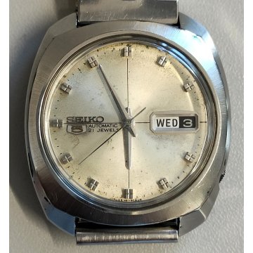ANTICO OROLOGIO POLSO Seiko 5 Automatic 6119-7083 anni 70 Vintage Wrist Watch