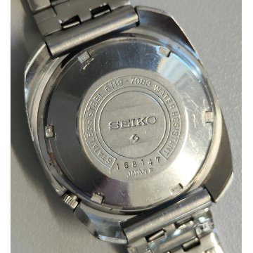 ANTICO OROLOGIO POLSO Seiko 5 Automatic 6119-7083 anni 70 Vintage Wrist Watch
