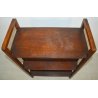 ANTICA ETAGERE Decò LIBRERIA ROVERE epoca 1900 OLD FORNITURE BOOKCASES consolle