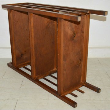 ANTICA ETAGERE Decò LIBRERIA ROVERE epoca 1900 OLD FORNITURE BOOKCASES consolle