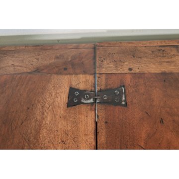 ANTICO TAVOLO LIBRO  ALLUNGABILE cassetto LEGNO NOCE tornito EPOCA 1800 SALOTTO