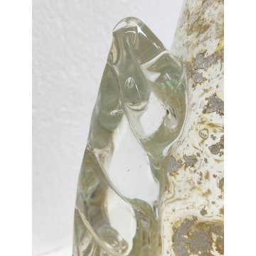 GRANDE Vaso Vetro a Morise MURANO anni 30 DESIGN Barovier AUTUNNO GEMMATO 37 cm.