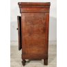 ANTICO COMODINO CAPPUCCINO LEGNO NOCE epoca 1800 CASSETTIERA Old Wood Nightstand