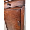 ANTICO COMODINO CAPPUCCINO LEGNO NOCE epoca 1800 CASSETTIERA Old Wood Nightstand