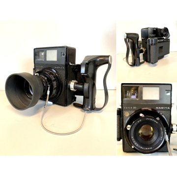 FOTOCAMRERA MAMIYA SUPER 23 BLACK Obiettivo Sekor 100 mm f/3,5  6X9 NON FUNZIONA