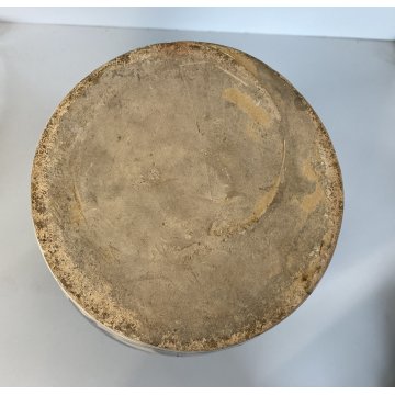 ANTICO VASO ORCIO ANFORA TERRACOTTA SMALTATA ART DECO'  ø 23x30cm/h '20/'30