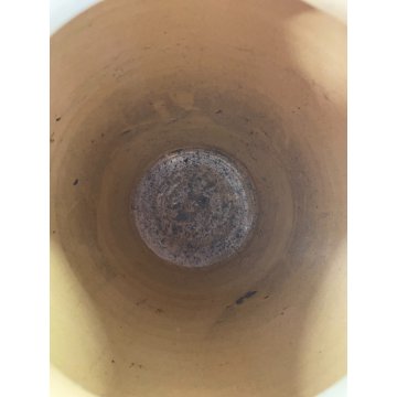 ANTICO VASO ORCIO ANFORA TERRACOTTA SMALTATA ART DECO'  ø 23x30cm/h '20/'30