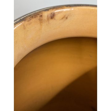 ANTICO VASO ORCIO ANFORA TERRACOTTA SMALTATA ART DECO'  ø 23x30cm/h '20/'30