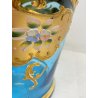 SECCHIELLO CHAMPAGNE VETRO Murano TURCHESE ORO GHIACCIO GLACETTE ICE BUCKET '50