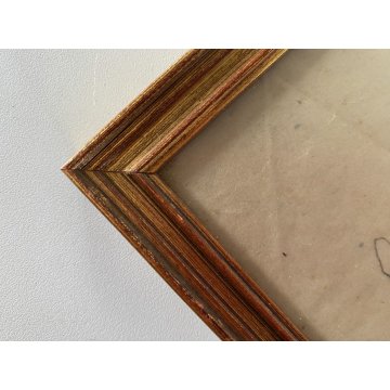 QUADRO DISEGNO MATITA su CARTA Gigi Comolli NUDO STUDIO FIGURA FEMMINILE '900