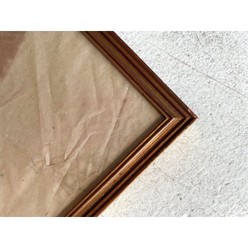 QUADRO DISEGNO SANGUIGNA CARTA Gigi Comolli NUDO DONNA STUDIO FIGURA FEMMINILE