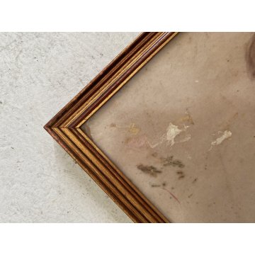 QUADRO DISEGNO SANGUIGNA CARTA Gigi Comolli STUDIO FIGURA FEMMINILE NUDO DONNA