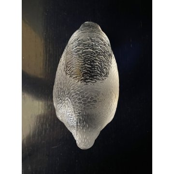 FIGURA CRISTALLO Lalique QUAGLIA FROSTED CRYSTAL FERMACARTE PRESSEPAIER '50 MCM