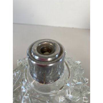 SET 3 Vanity Bottle  Barovier&Toso VETRO MURANO ROSTRATO TRASPARENTE ART DECO'