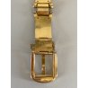 CINTURA Gucci LUXURY BELT METALLO ARTICOLATO FINITURA ORO SMALTO ROSSO BLU 70's