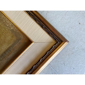 DIPINTO ASTRATTO OLIO TELA Corrado Selvini "Ritratto Avv Bononi" Figura MASCHILE