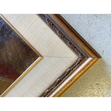DIPINTO ASTRATTO OLIO TELA Corrado Selvini "Ritratto Avv Bononi" Figura MASCHILE