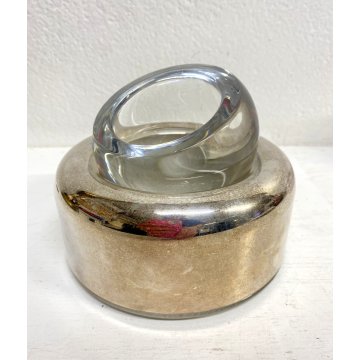 PORTACENERE CRISTALLO BIGLIA ASHTRAY DESIGN Joe Colombo ARNOLFO DI CAMBIO '70