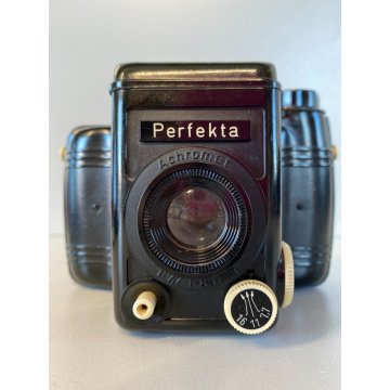 FOTOCAMERA Perfekta Achromat  1:7,7 F 80mm VEB RHEINMETAL BACHELITE GERMANY DDR