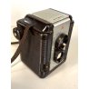 FOTOCAMERA Argus LUMAR 75mm BIOTTICA TLR 6X6 VINTAGE BROWN BACHELITE USA '50/'60
