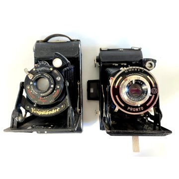 LOTTO 2 POCKET FOLDING CAMERA Voigtländer BESSA - JUWELLA Anastigmatic EPOCA '30