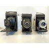 LOTTO 3 POCKET FOLDING CAMERA KODAK Autographic N I - Vigilant Six-20  MODELE 33