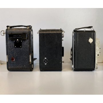 LOTTO 3 POCKET FOLDING CAMERA KODAK Autographic N I - Vigilant Six-20  MODELE 33