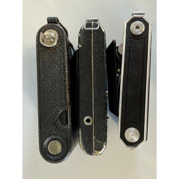 LOTTO 3 POCKET FOLDING CAMERA KODAK Autographic N I - Vigilant Six-20  MODELE 33