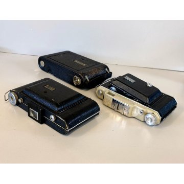 LOTTO 3 POCKET FOLDING CAMERA KODAK Autographic N I - Vigilant Six-20  MODELE 33