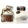 FOTOCAMERA Leica IIIa Mod G Leitz Elmar 50mm F/3.5  134466 CUSTODIA NO TESTED 34