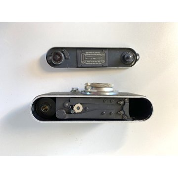 FOTOCAMERA Leica IIIa Mod G Leitz Elmar 50mm F/3.5  134466 CUSTODIA NO TESTED 34