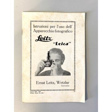 FOTOCAMERA Leica IIIa Mod G Leitz Elmar 50mm F/3.5  134466 CUSTODIA NO TESTED 34
