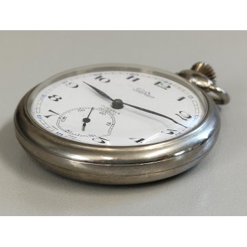 ANTICO OROLOGIO TASCA Perseo FS FERROVIE Turche RAILROAD OLD POCKET WATCH 6497