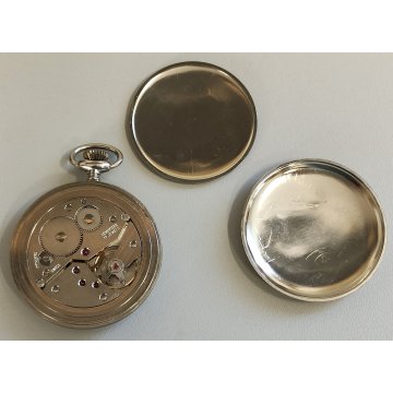 ANTICO OROLOGIO TASCA Perseo FS FERROVIE Turche RAILROAD OLD POCKET WATCH 6497