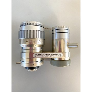OBIETTIVO ZOOM EDNALITE CINEPRESA PELLICOLA 8MM TELEPHOTO WIDEANGLE NORMAL USA