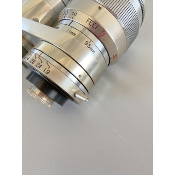 OBIETTIVO ZOOM EDNALITE CINEPRESA PELLICOLA 8MM TELEPHOTO WIDEANGLE NORMAL USA