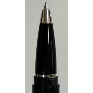 Diabolo de Cartier ROLLER VINTAGE Penna Sfera LACCA NERA Ballpoint Pen GEMMA BLU