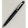 Diabolo de Cartier STYLO BILLE VINTAGE Penna Sfera LACCA NERA Gemma Blu BOX