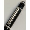 Diabolo de Cartier STYLO BILLE VINTAGE Penna Sfera LACCA NERA Gemma Blu BOX