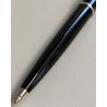 Diabolo de Cartier STYLO BILLE VINTAGE Penna Sfera LACCA NERA Gemma Blu BOX