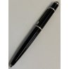 Diabolo de Cartier STYLO BILLE VINTAGE Penna Sfera LACCA NERA Gemma Blu BOX