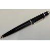 Diabolo de Cartier STYLO BILLE VINTAGE Penna Sfera LACCA NERA Gemma Blu BOX