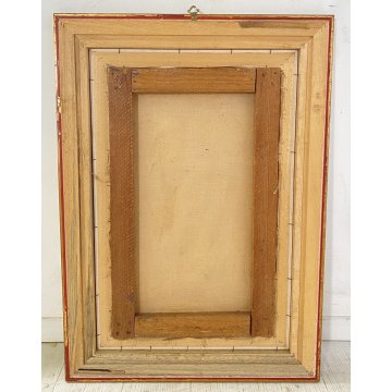 ANTICO QUADRO OLIO TELA Carlo Monti PAESAGGIO COLLINA ALBERO ARONA LAGO MAGGIORE