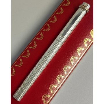 Must de Cartier PENNA SFERA Trinity STYLO / PEN BALLPOINT Vintage BOX Rosso Oro